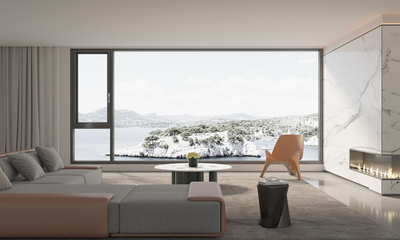 120断桥窗纱一体